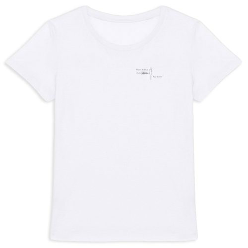 T-shirt Femme épais "Moins de bruit, plus de moi" (3 coloris)