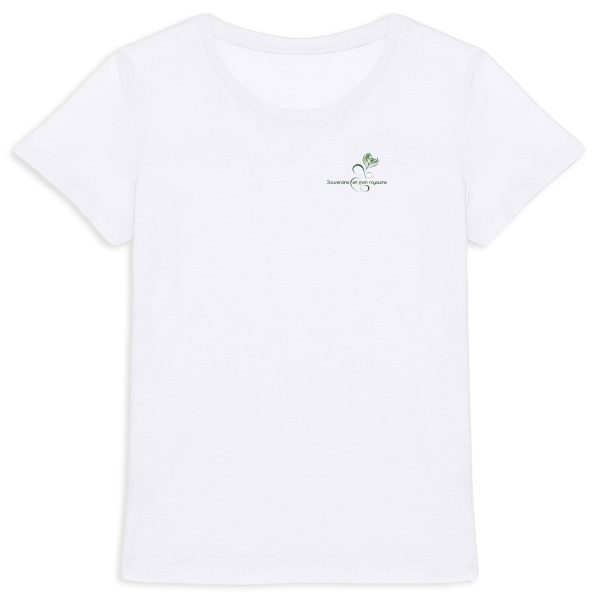 face_0_0 T-shirt Femme épais "Souveraine en mon royaume" (3 coloris)