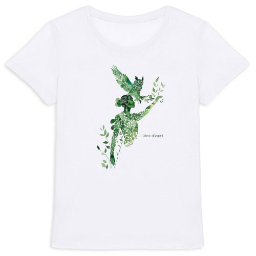 T-shirt Femme Epais "Libre d'esprit"