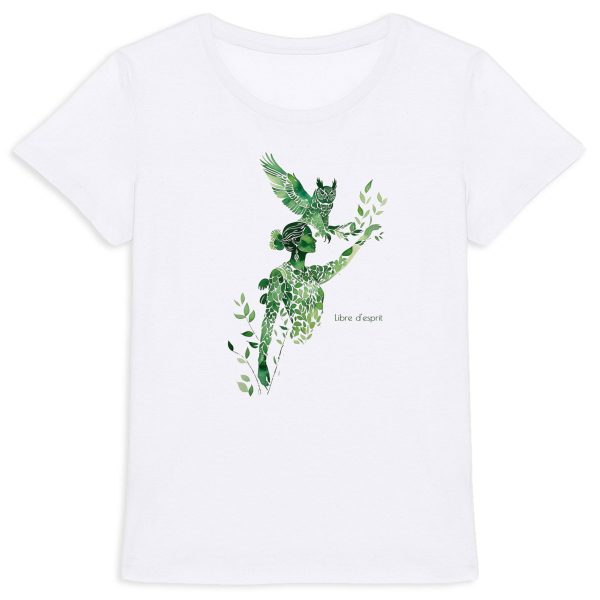 T-shirt Femme Epais "Libre d'esprit"