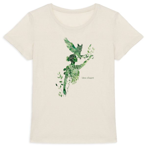 T-shirt Femme Epais "Libre d'esprit"