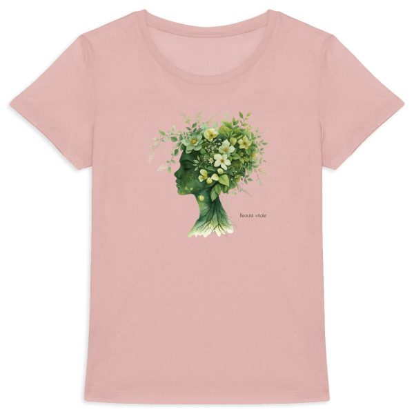 face_2_2 T-shirt Femme Epais "Beauté vitale"