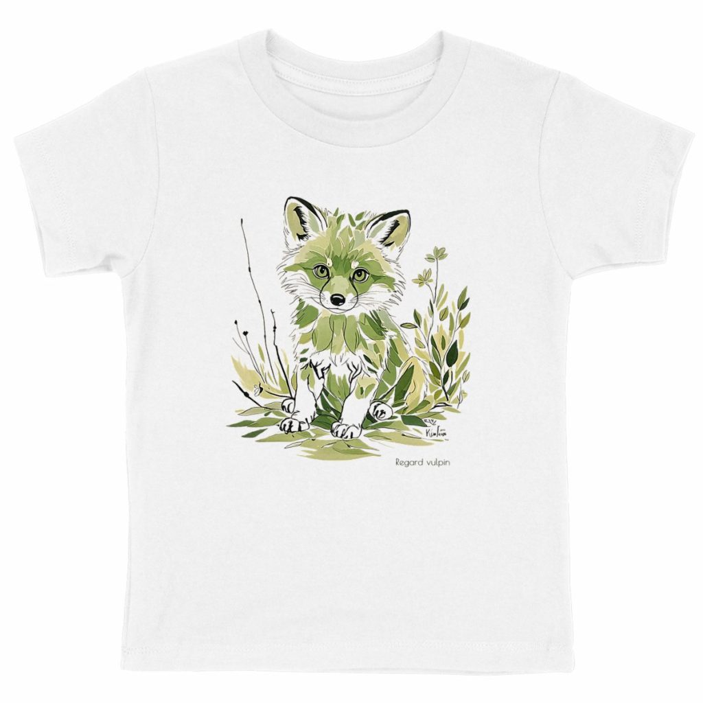 T-shirt Enfant Epais "Regard vulpin"