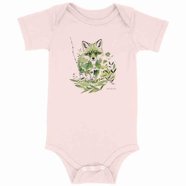 face_rose_1 Body bébé "Filou des bois"